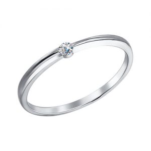 купить тонкое серебряное кольцо в Алматы